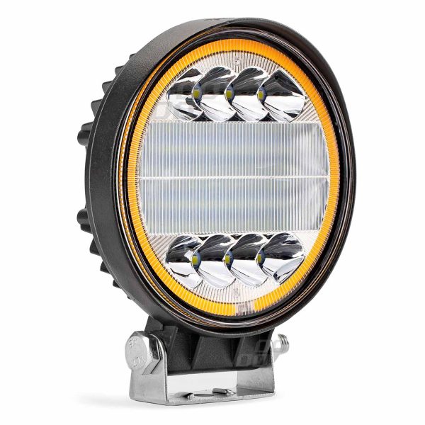 Proiector LED pentru Off-Road, ATV, SSV, cu functie de semnalizare, culoare 6500K, 3360 lm, tensiune 9 - 36V, diametru ?110 mm